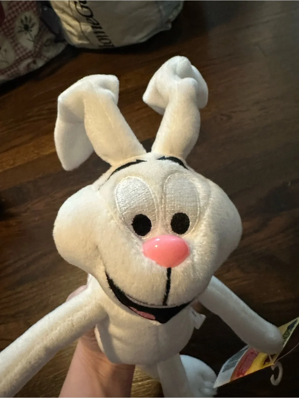 1999 Trix Cereal Bunny Plush Toy - White